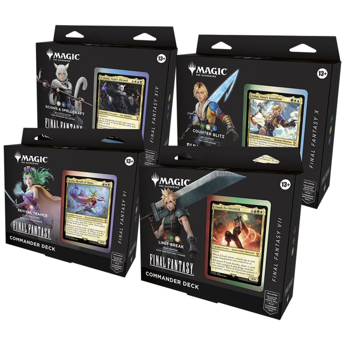 Magic Final Fantasy - Commander Deck Display (Pre order 13 Jun)