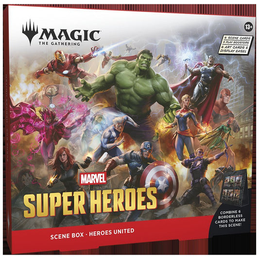 Magic Marvel Super Heroes - Scene Box Display - Heroes United