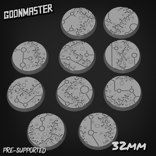 Necro monolith bases 32mm (10)