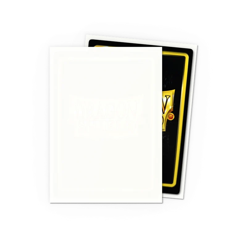Sleeves - Dragon Shield - Box 100 - White MATTE