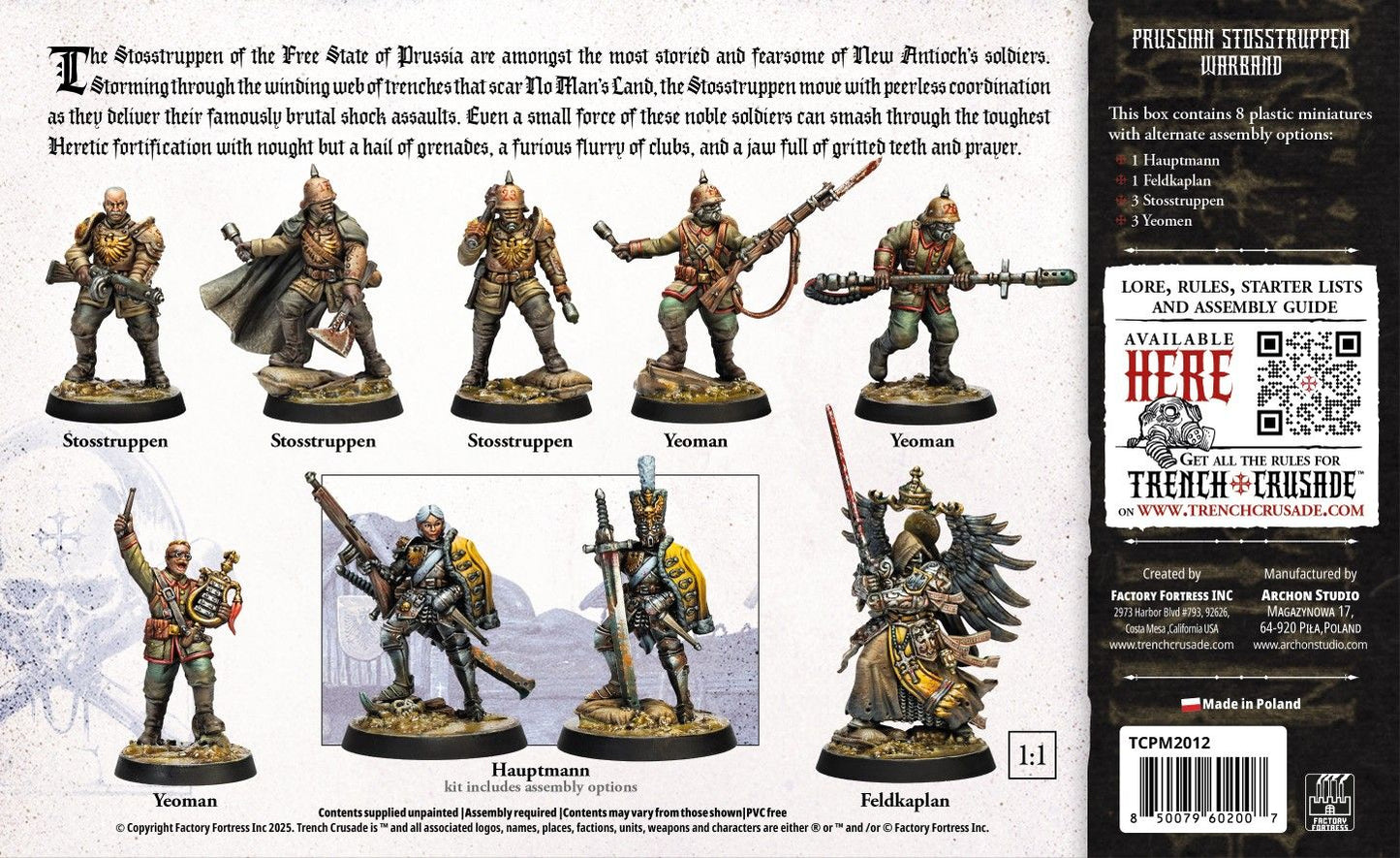 Trench Crusade: Prussian Stosstruppen (Pre-Order)
