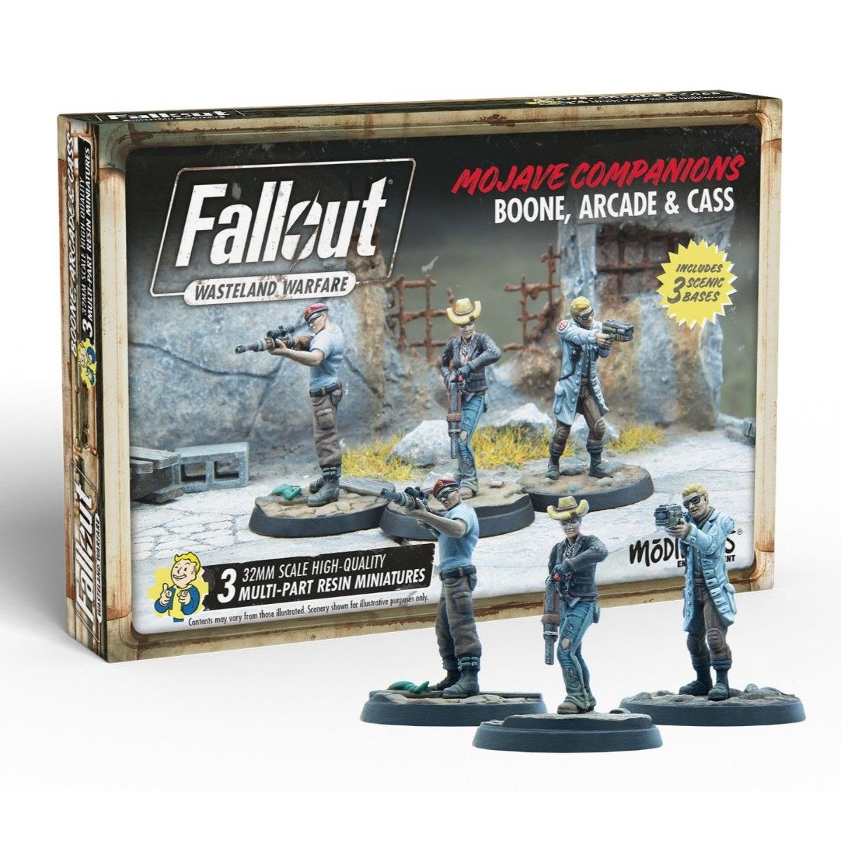 Fallout Wasteland Warfare - Boone Arcade and Cass