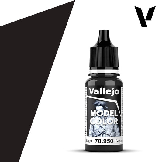 Vallejo Model Colour - 191  Black 18ml