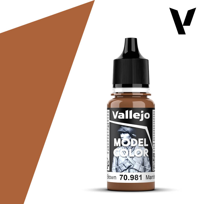 Vallejo Model Colour - 160 Orange Brown 18ml