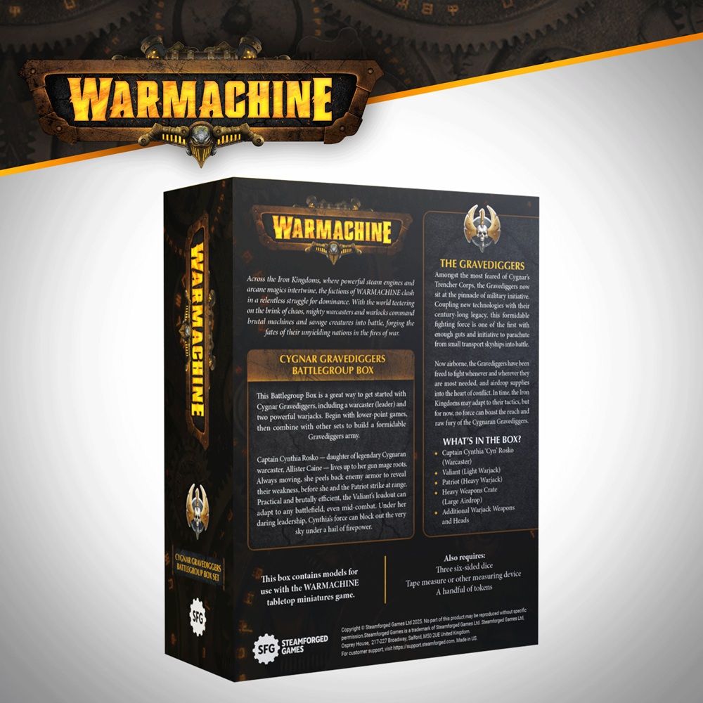 Cygnar Gravediggers Battlegroup Box