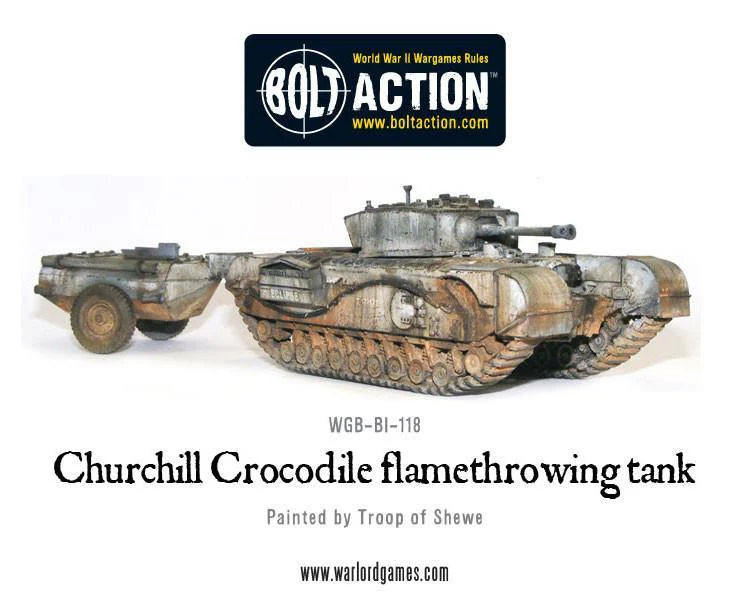 Churchill Crocodile flamethrowing tank (Bundle Pack)
