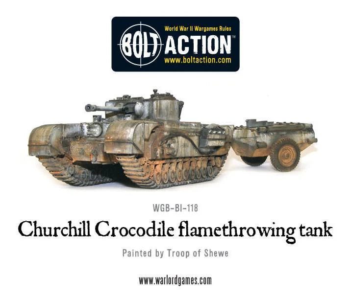 Churchill Crocodile flamethrowing tank (Bundle Pack)