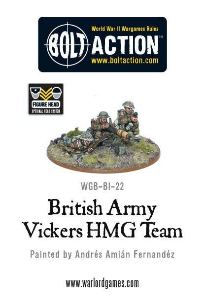 British Army Vickers MMG Team (Blister)