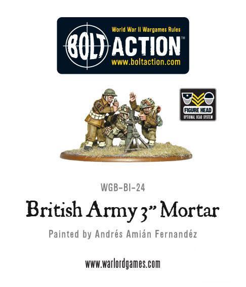 British Army 3" Mortar Team (Blister)