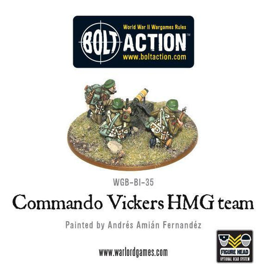 British Commando Vickers MMG Team (Blister)