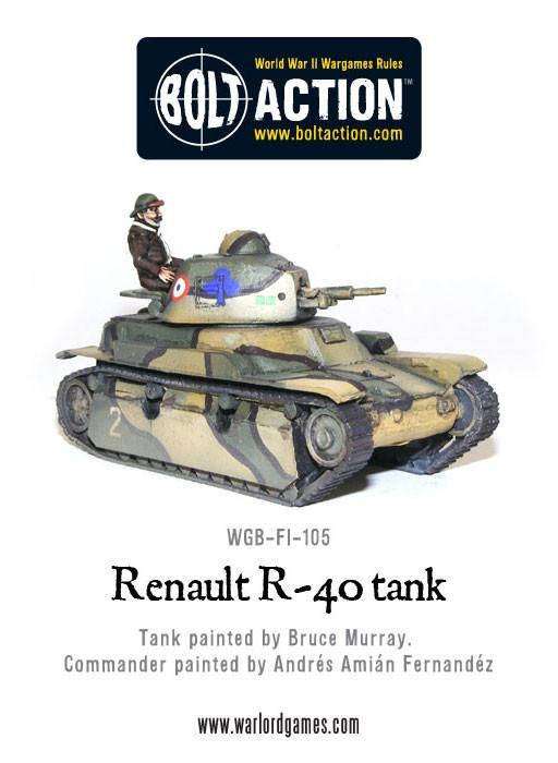 Renault R40 Tank (Pack) – The Combat Company