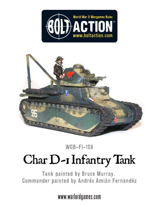 Char D-1 Infantry tank (Special Order)