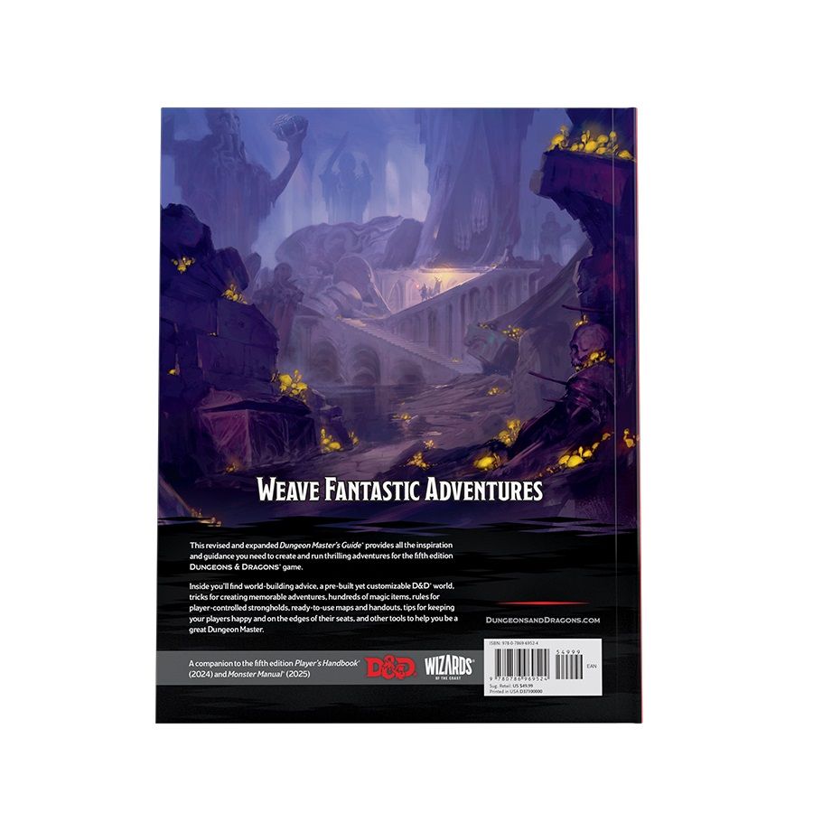 D&D 2024 Dungeon Master's Guide (Pre Order ETA 12 Nov 2024)