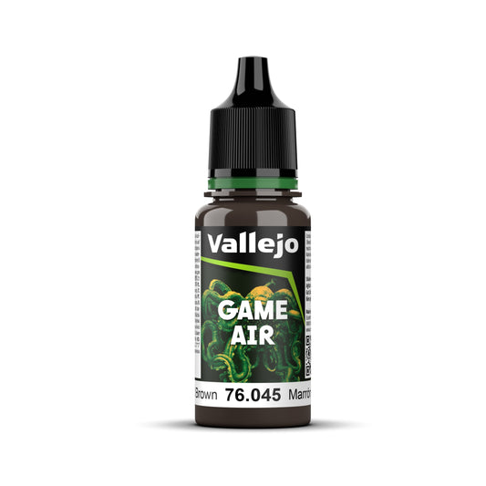 *New* Vallejo Game Air - 46 Charred Brown 18 ml