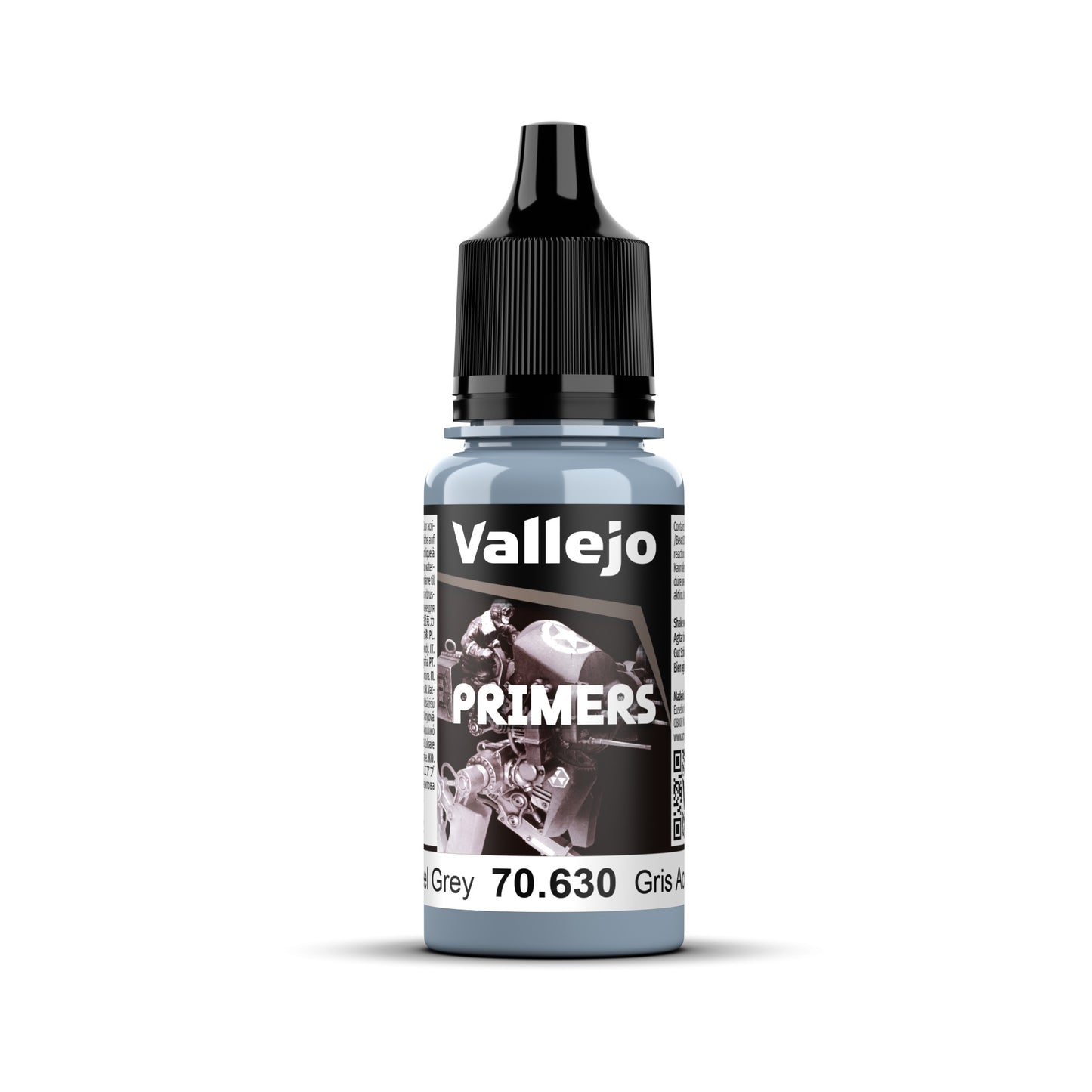 *New* Vallejo Surface Primer - Steel Grey 18ml