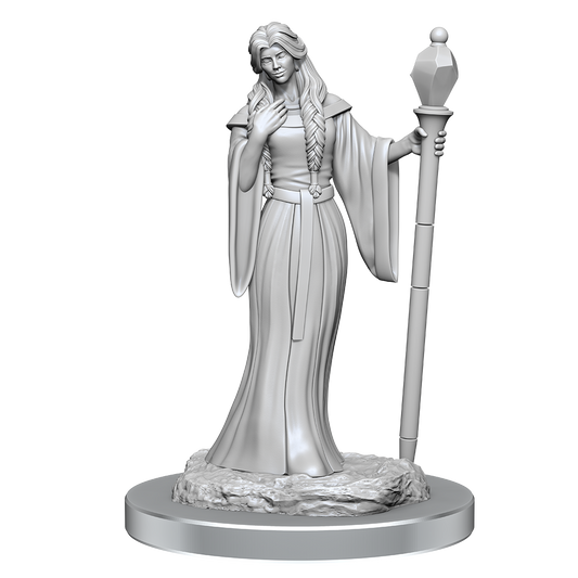Human Wizard Female & Halfling Holy Warrior Female