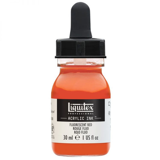 Liquitex Inks - Fluorescent Red 30ml