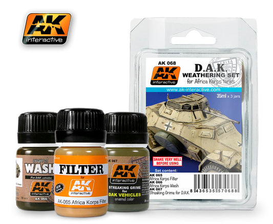 AK-068 Afrika Korps Weathering Set