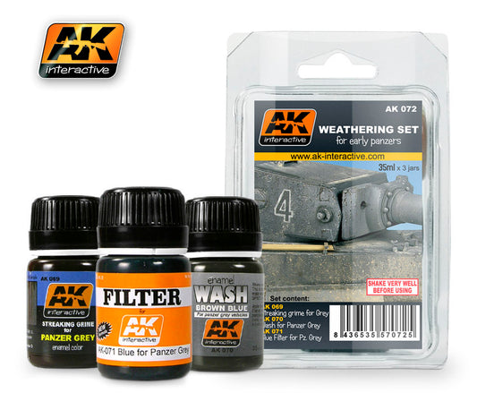 AK-072 Early Panzers Weathering Set