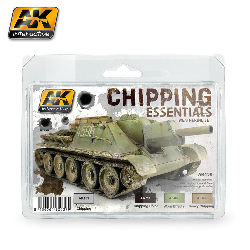 AK-138 Chipping Essentials Weathering Set