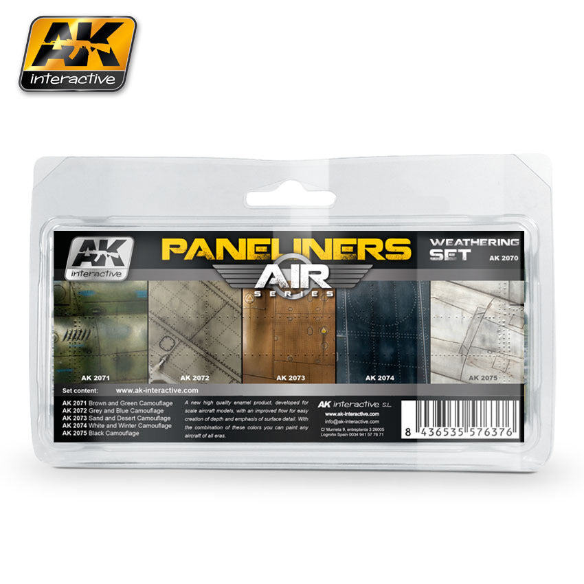 AK-2070 Paneliners Weathering Set