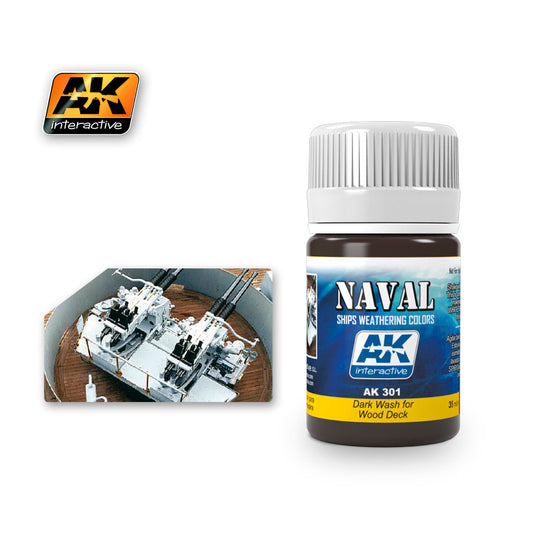 AK-301 Dark Wash for Wood Deck