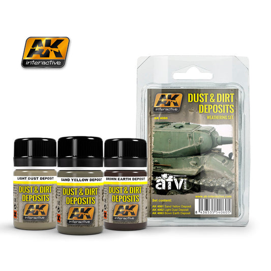 AK-4060 Dirt & Dust Deposits Weathering Set