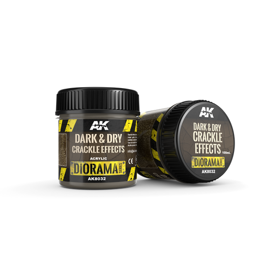 AK-8032 Crackle Effects -Dark & Dry