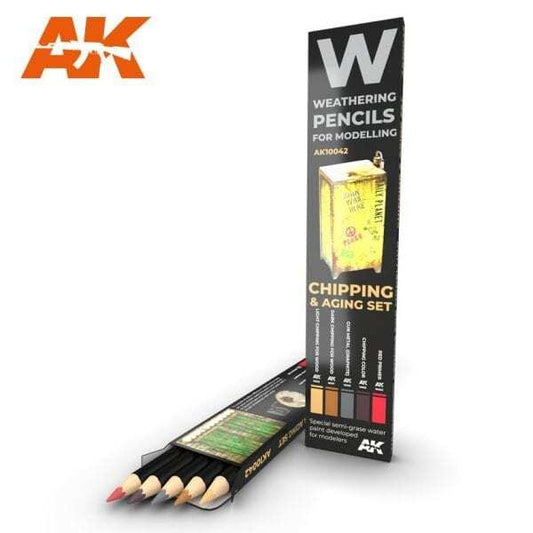 Watercolor Pencil Chipping & Aging Set