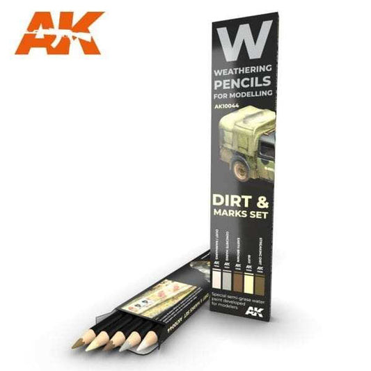 Watercolor Pencil Dirt & Marks Set