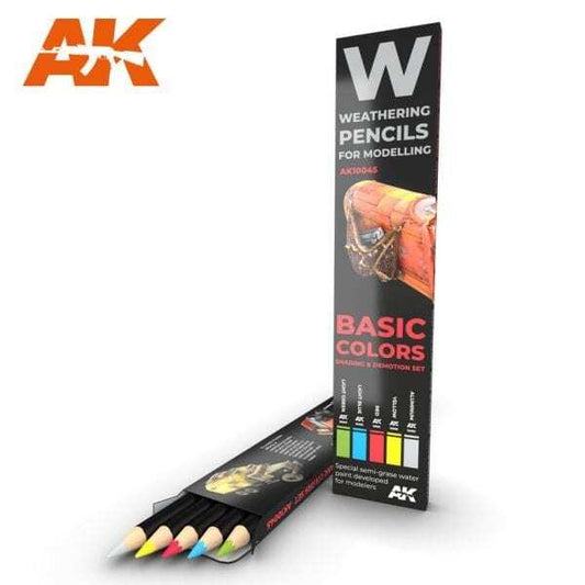 Watercolor Pencil Basic Colors Set