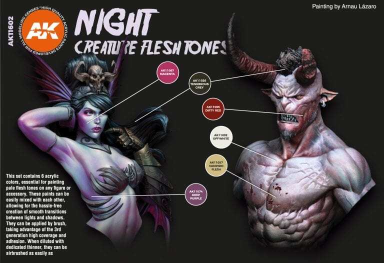 Night Creatures Flesh Tone Set