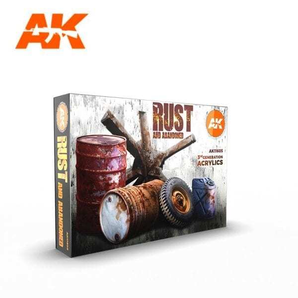 AK Interative RUST SET hobby paint – The Combat Company