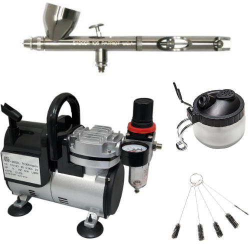 Badger Patriot 105 Airbrush & TC908 Compressor Package