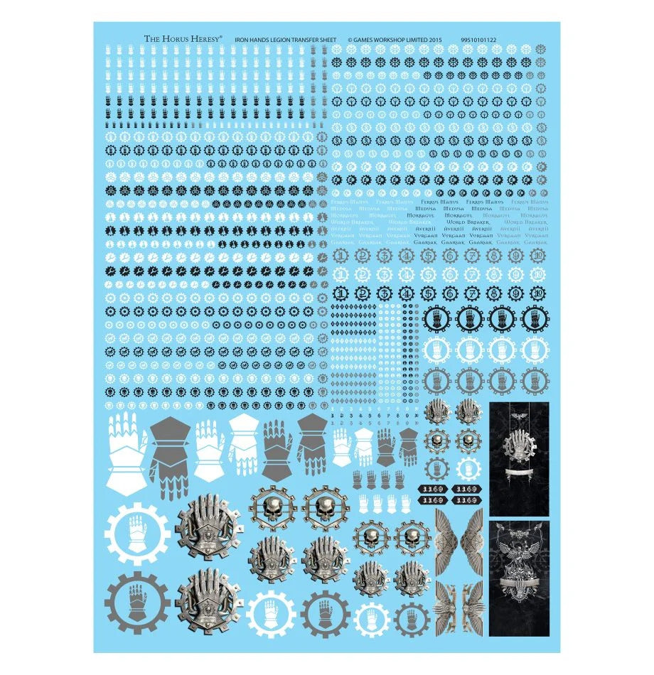 Iron Hands Legion Transfer Sheet