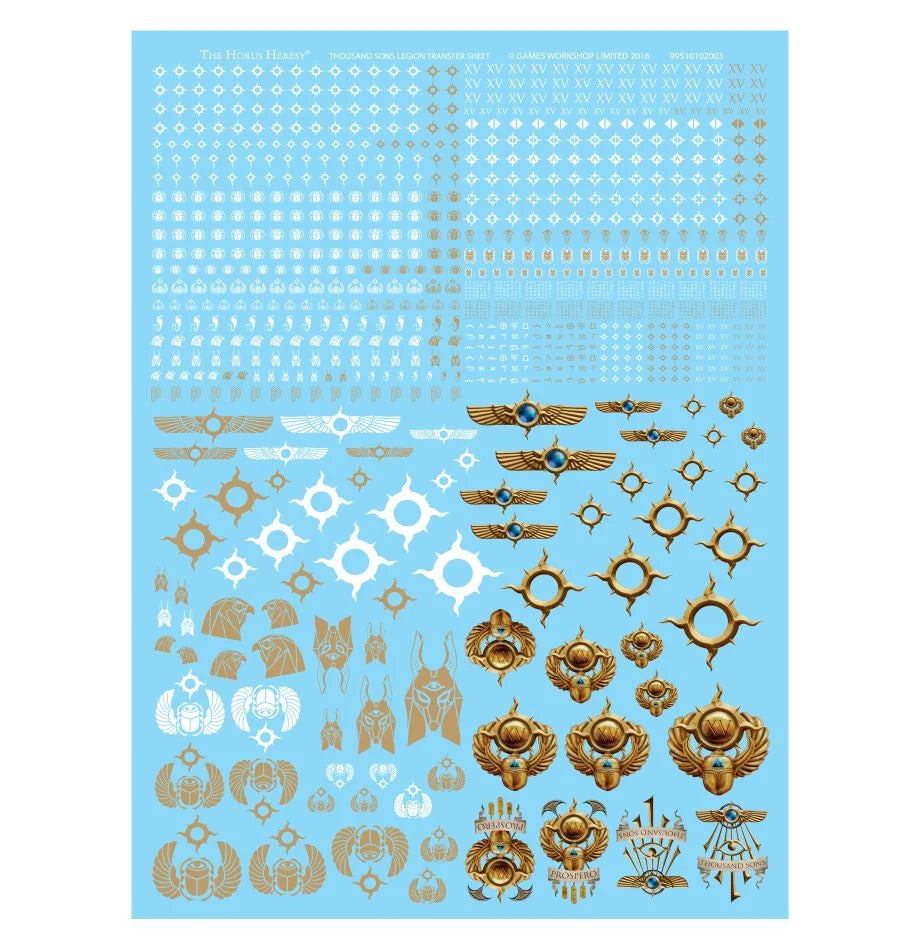 Thousand Sons Legion Transfer Sheet