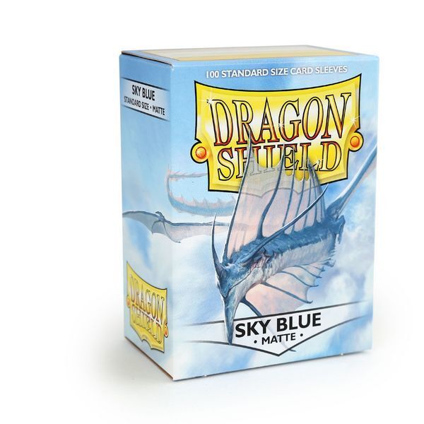 Sleeves - Dragon Shield - Box 100 - sky blue MATTE