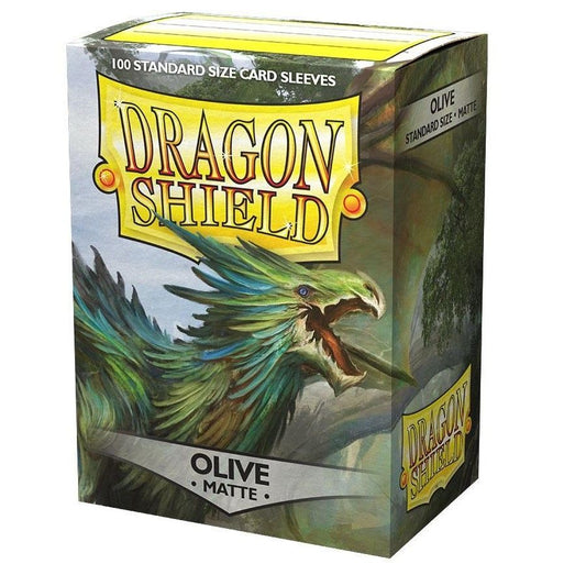 Dragon Shield - Box 100 - Matte Olive