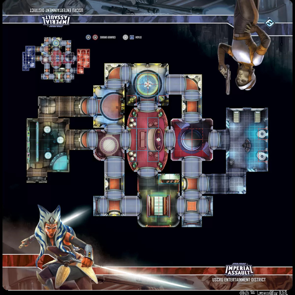 Uscru Entertainment District Skirmish Map