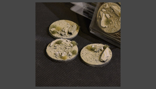 Arid Steppe Bases Round 50mm (x3)