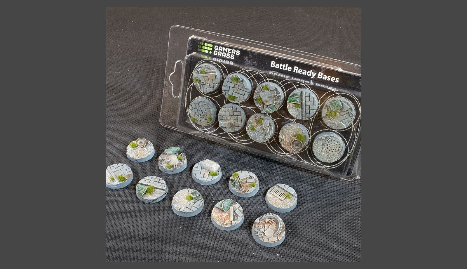 Urban Warfare Bases Round 25mm (x10)