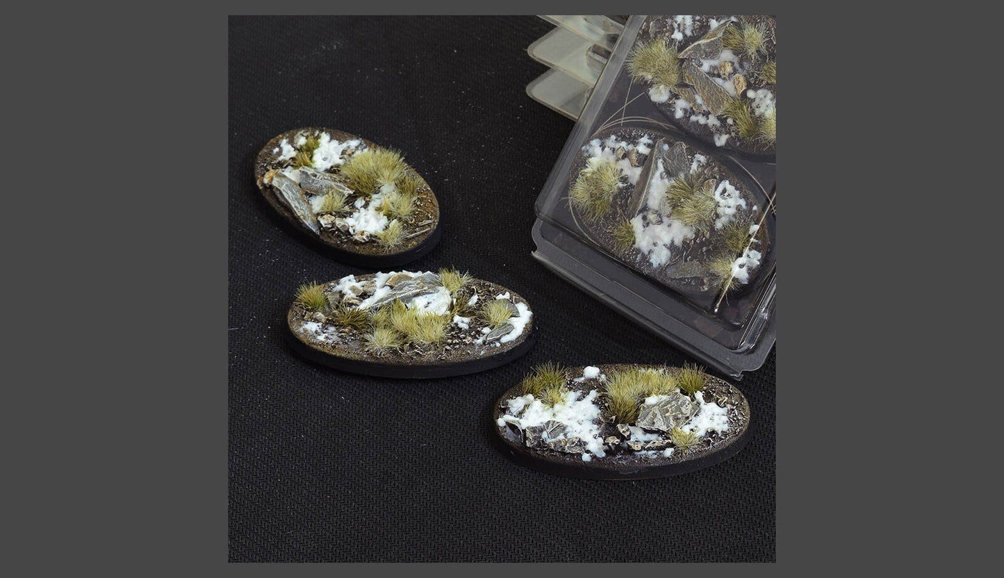 Winter Bases Oval 75mm (x3)