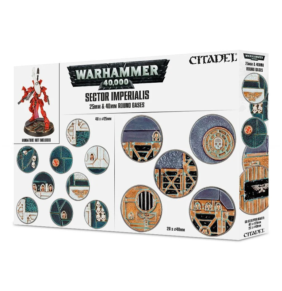 Sector Imperialis: 25 & 40mm Round bases