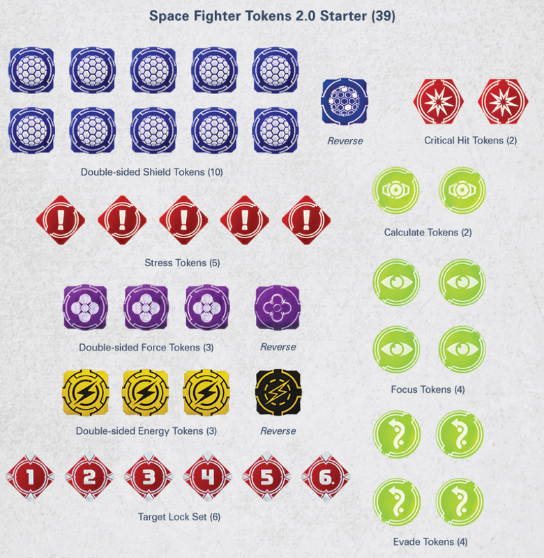 Space Fighter Tokens 2.0 Starter