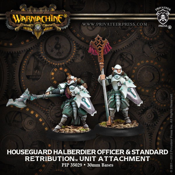 Houseguard Halberdiers Officer and Standard Unit Attachment