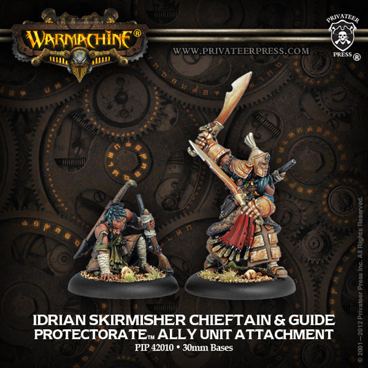 Idrian Skirmisher Chieftain and Guide Unit Attachment