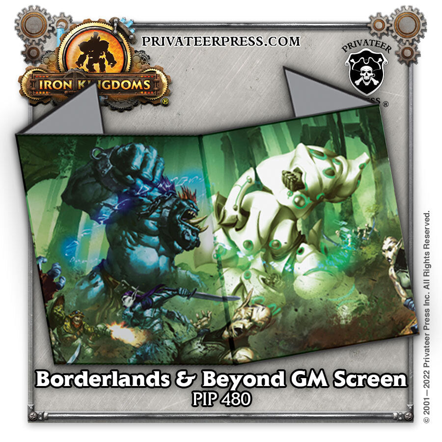 Iron Kingdoms RPG: Borderlands GM Screen