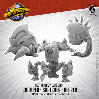 Chomper, Snatcher, and Reaper