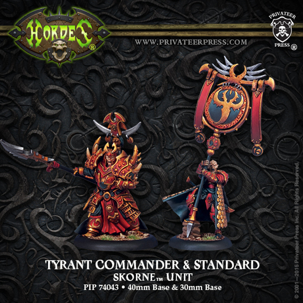 Tyrant Commander & Standard Bearer