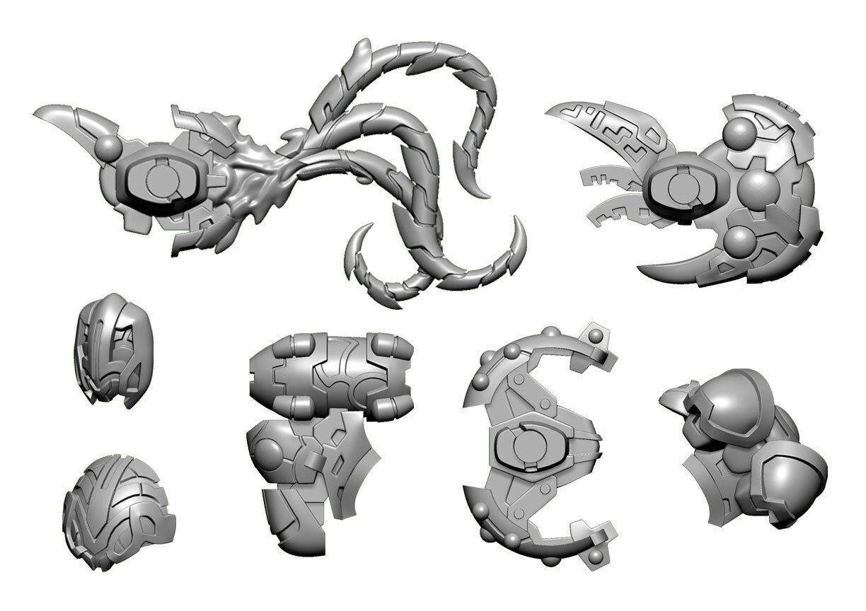 Daemon Weapons Daemon B Weapon Pack – The Combat Company